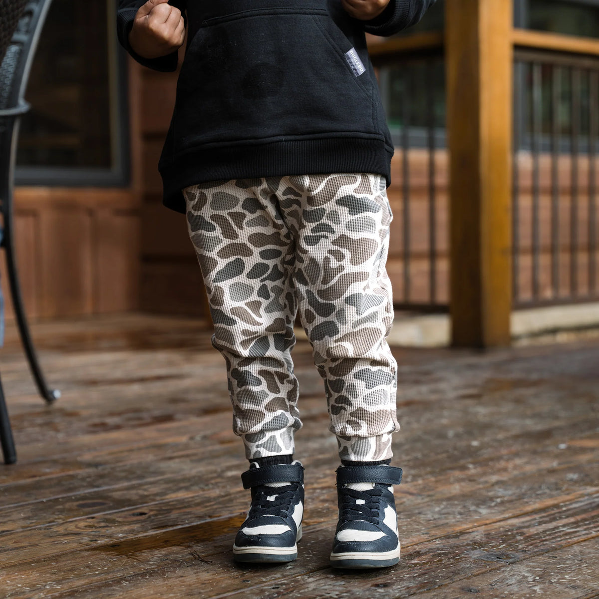Burlebo Youth Thermal Jogger - Classic Deer Camo - Large
