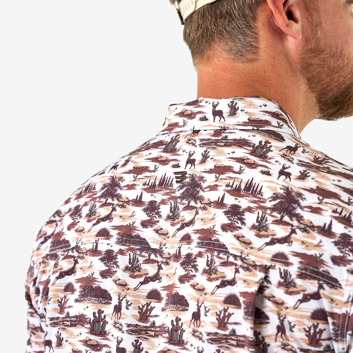 Burlebo Performance Button Up - Brush Country