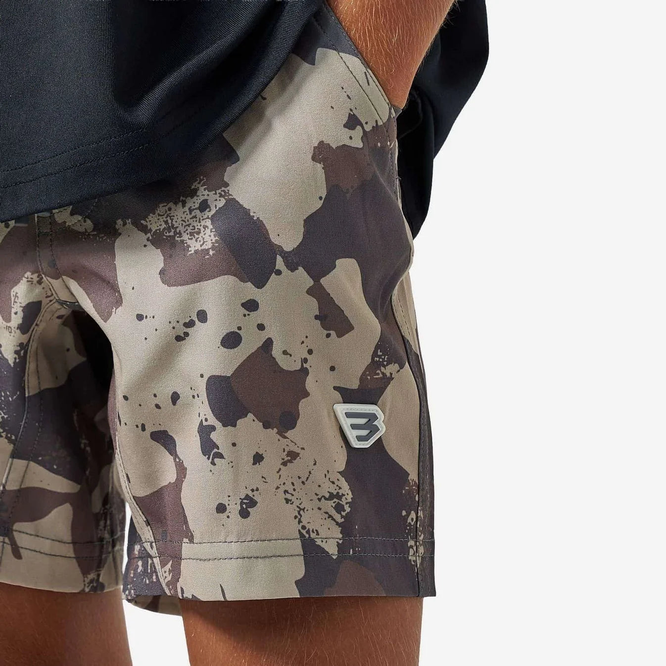 Burlebo Youth Athletic Short - Splatter Camo