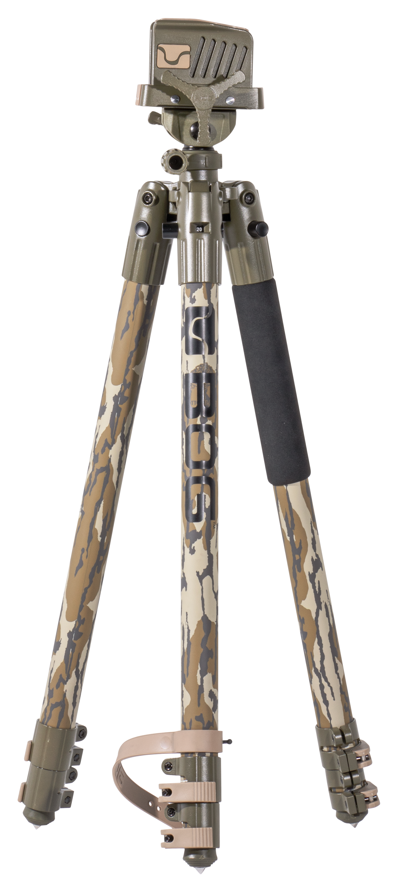 BOG DeathGrip Tripod Mossy Oak Bottomland Aluminum