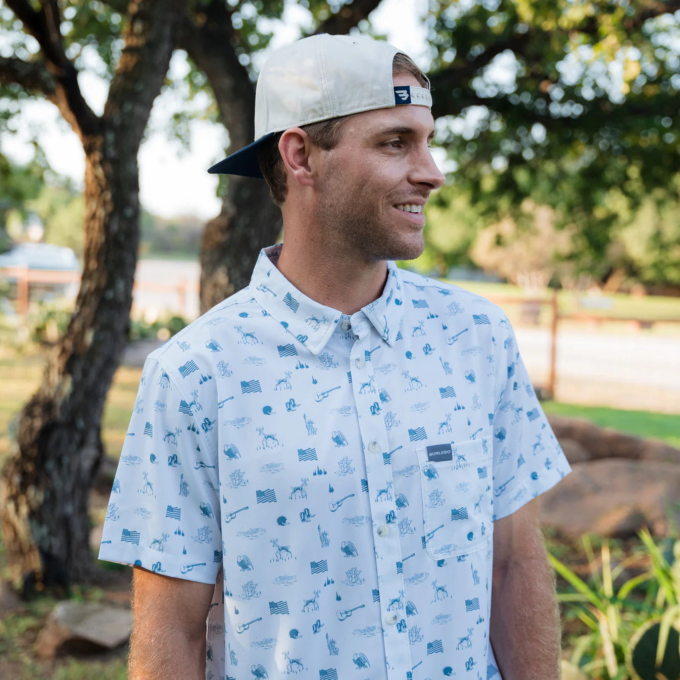 Burlebo Performance Button Up - pick color
