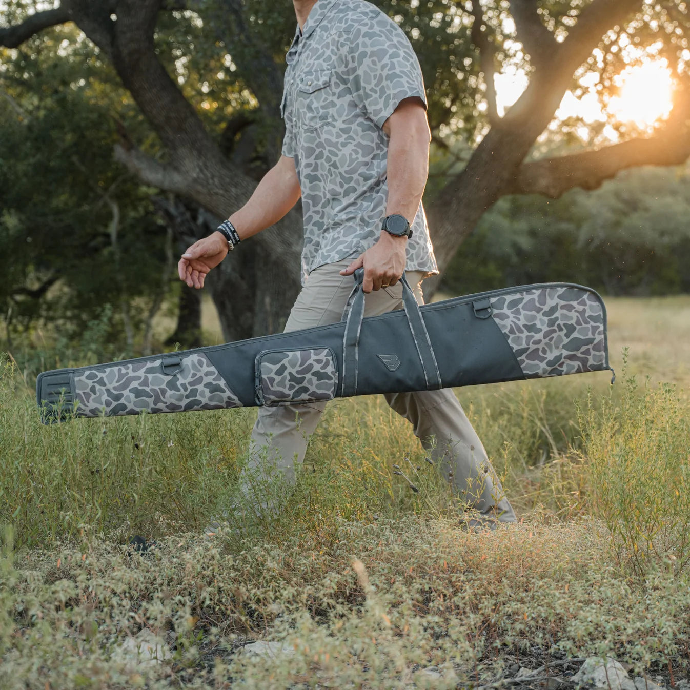 Burlebo Single Rifle Case - Classic Deer Camo