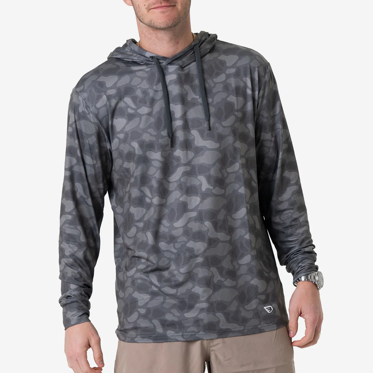 Burlebo Performance Hoodies - Stone Camo