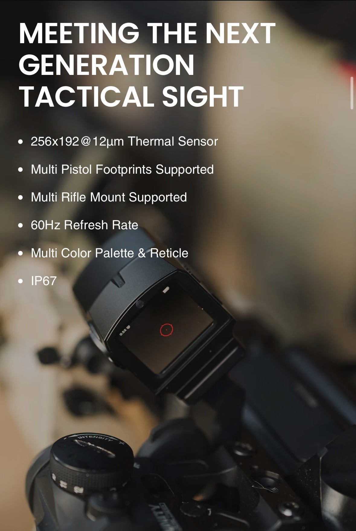 INFITAC FMP13 Pistol Sights Fast Mini