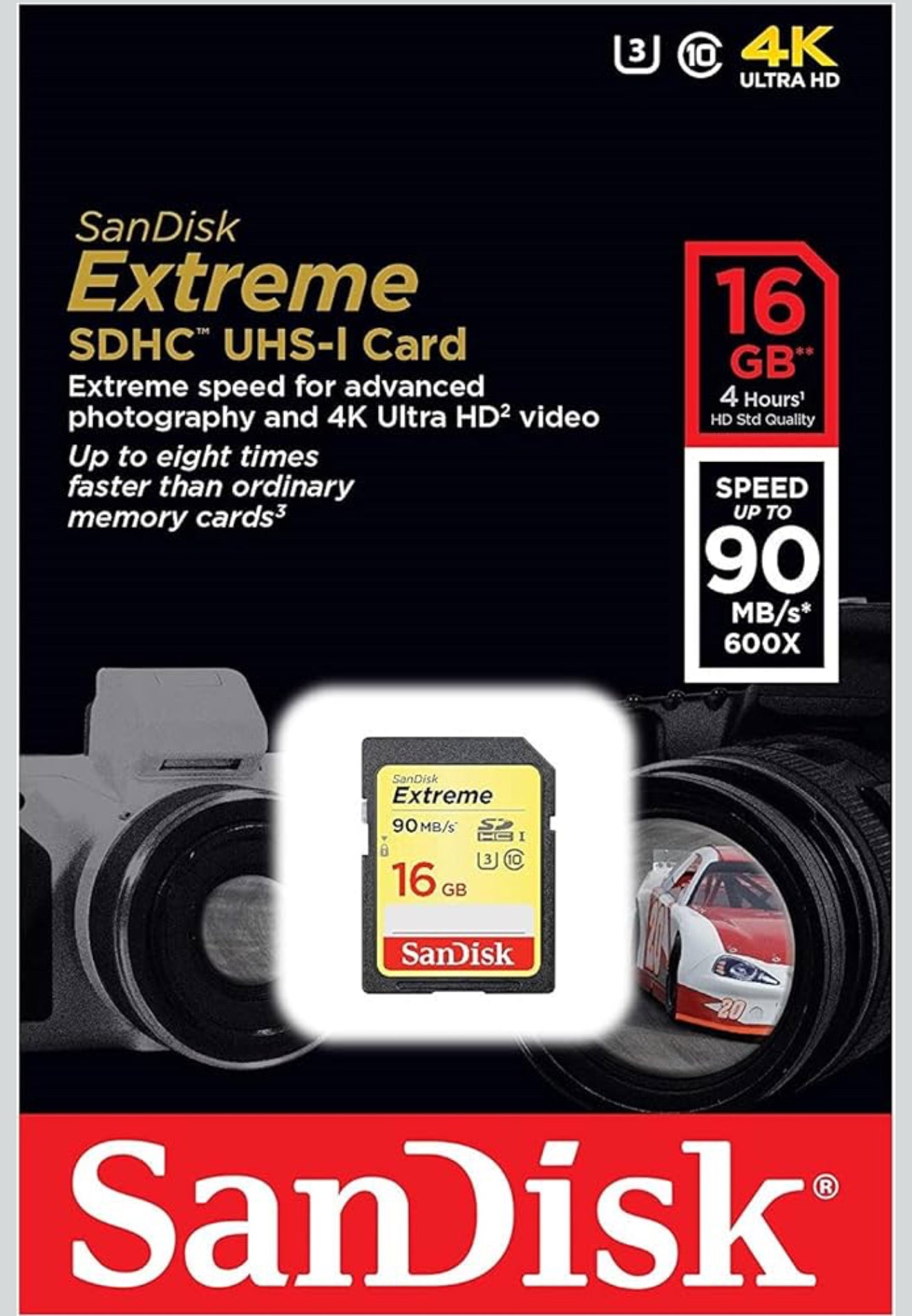SanDisk Extreme 16 GB SD Card