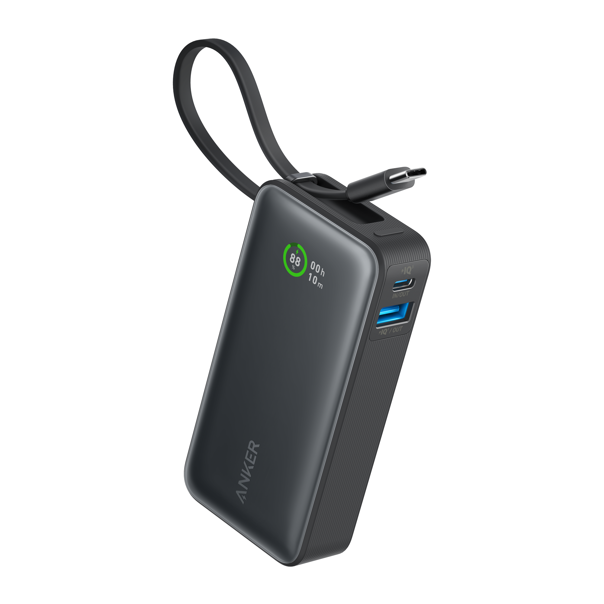 【新品】Anker Nano Power Bank 20000mAh 30W Anker Nano Power Bank (30W, Built-In USB-C Cable)