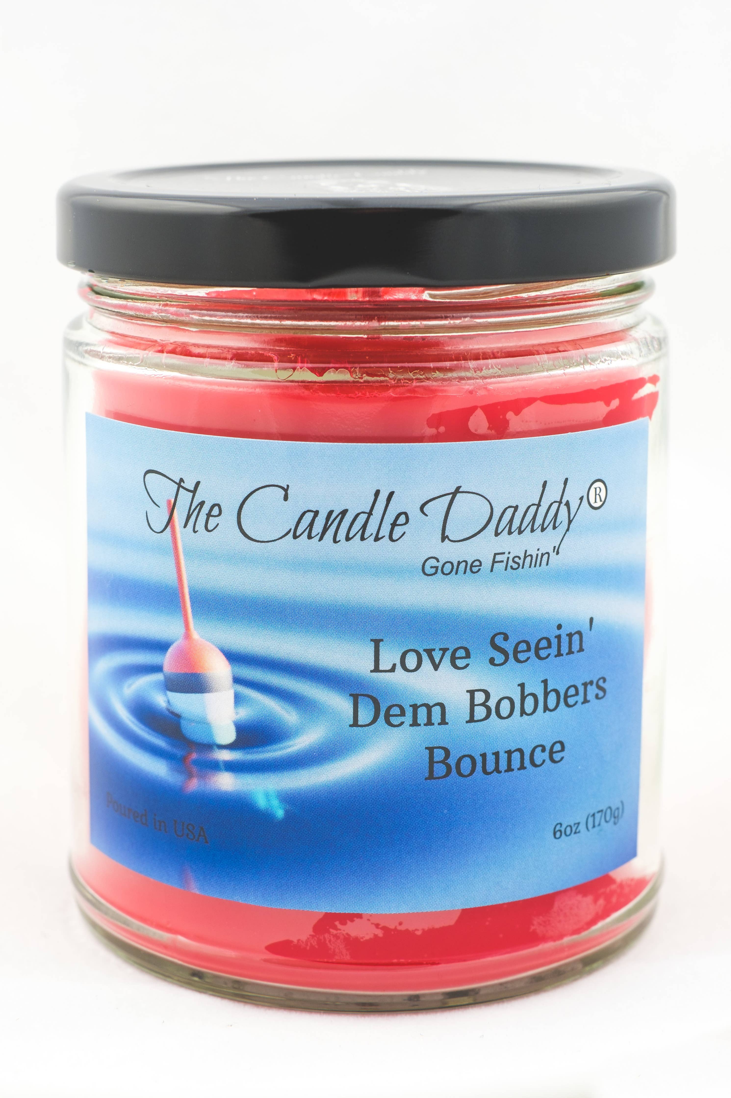 The Candle Daddy's Gone Fishin' Candle - 40 Hour Burn Time - Ripe Melons Scent