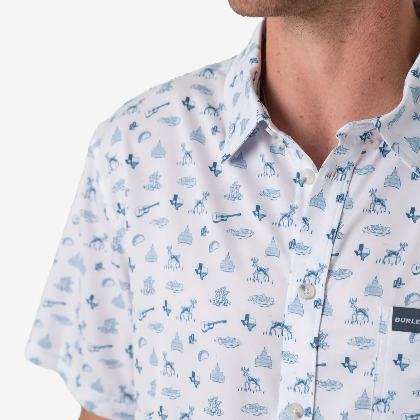 Burlebo Performance Button Up - pick color