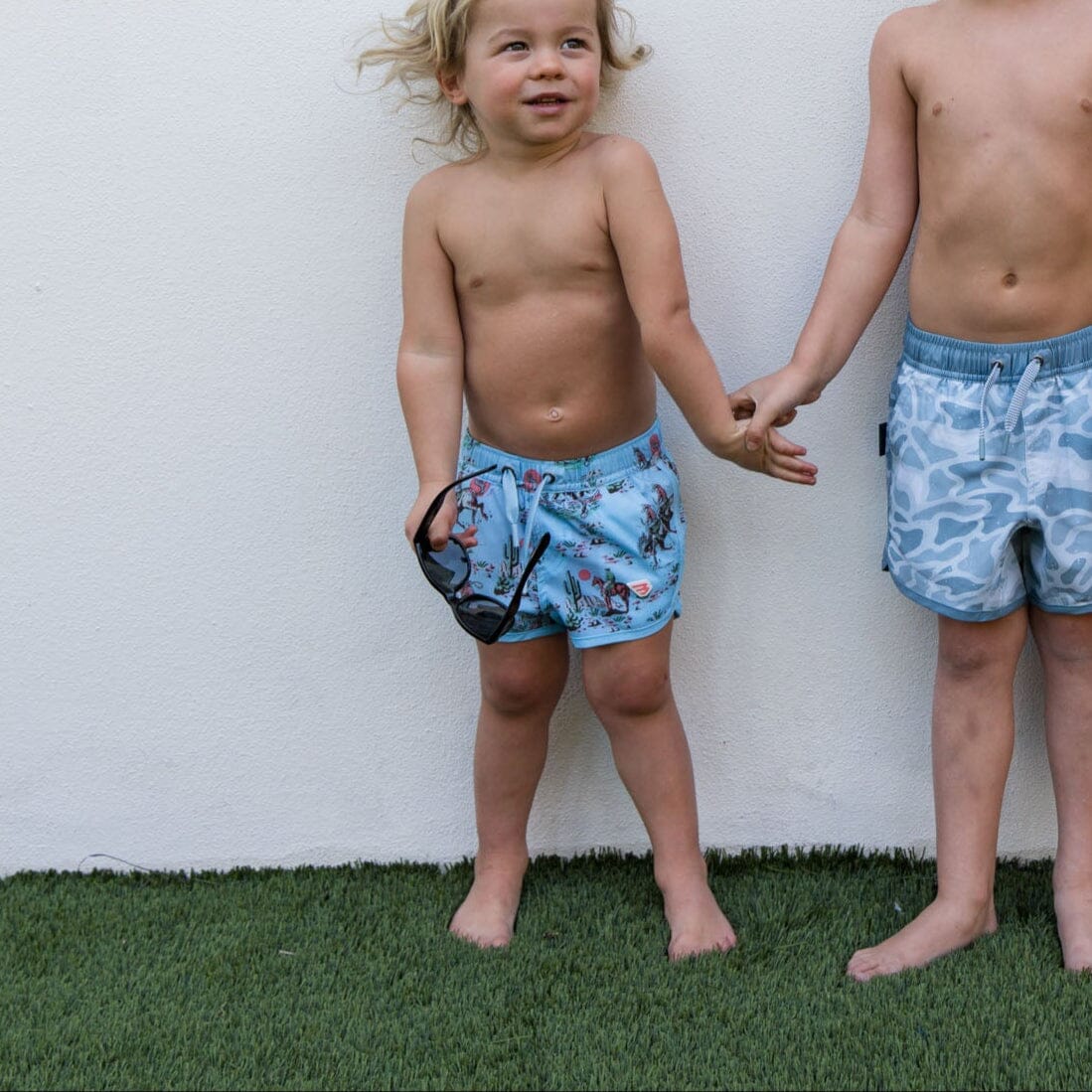 Burlebo Youth Swim Trunk - Cowboy Up