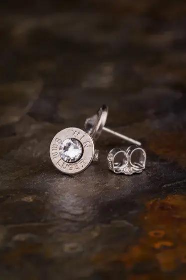 9mm Bullet Head Stud Earrings Bullet Jewelry