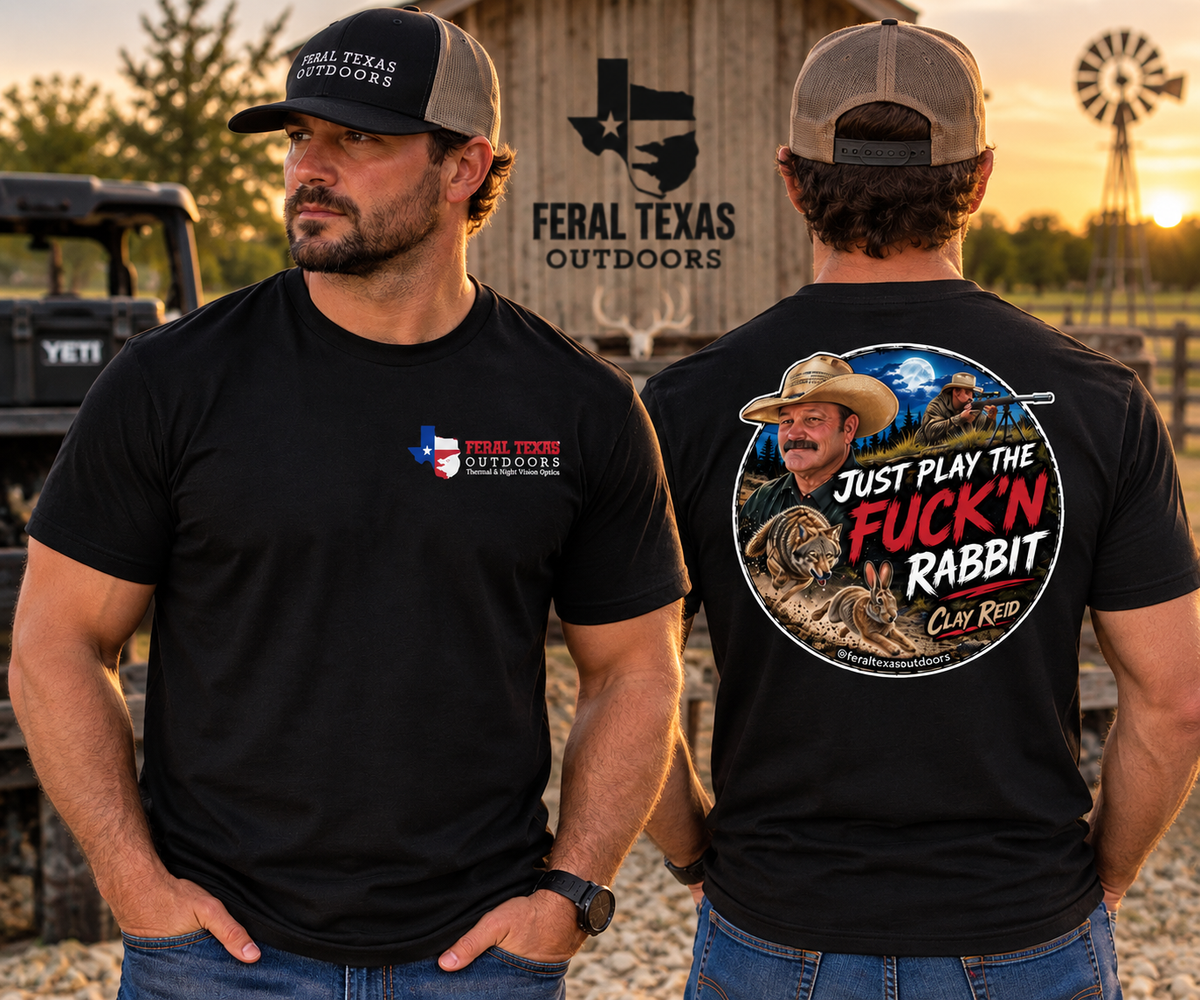Clay Reid “Just Play the Fuck’n Rabbit” T-Shirt (Adult)