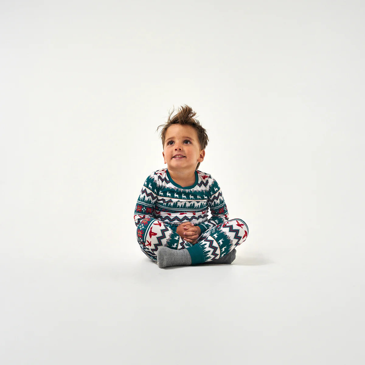 Burlebo Youth Pajama Set - Outdoors Christmas