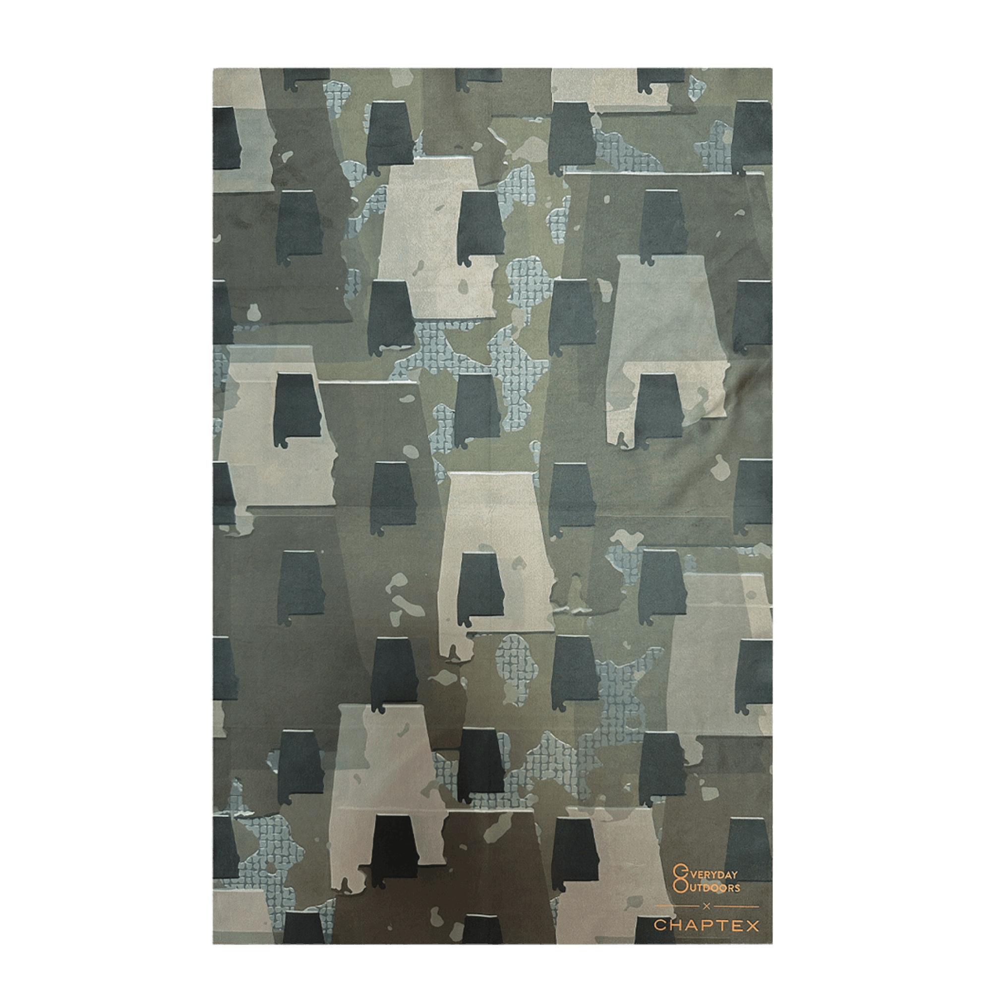 Everyday Outdoors Alabama Camo - Military-Grade Microfiber Field Towel