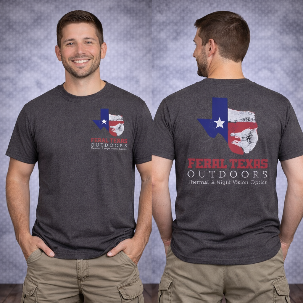 Feral Texas Outdoors Charcoal T-Shirt