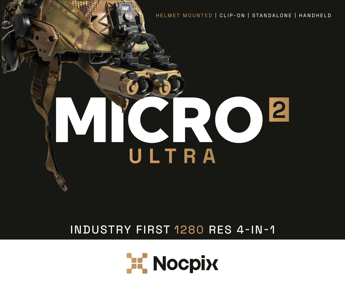 Nocpix MICRO 2 ULTRA 1280 1X, 25mm Multifunction Thermal Weapon Sight - Shipping in 1 week