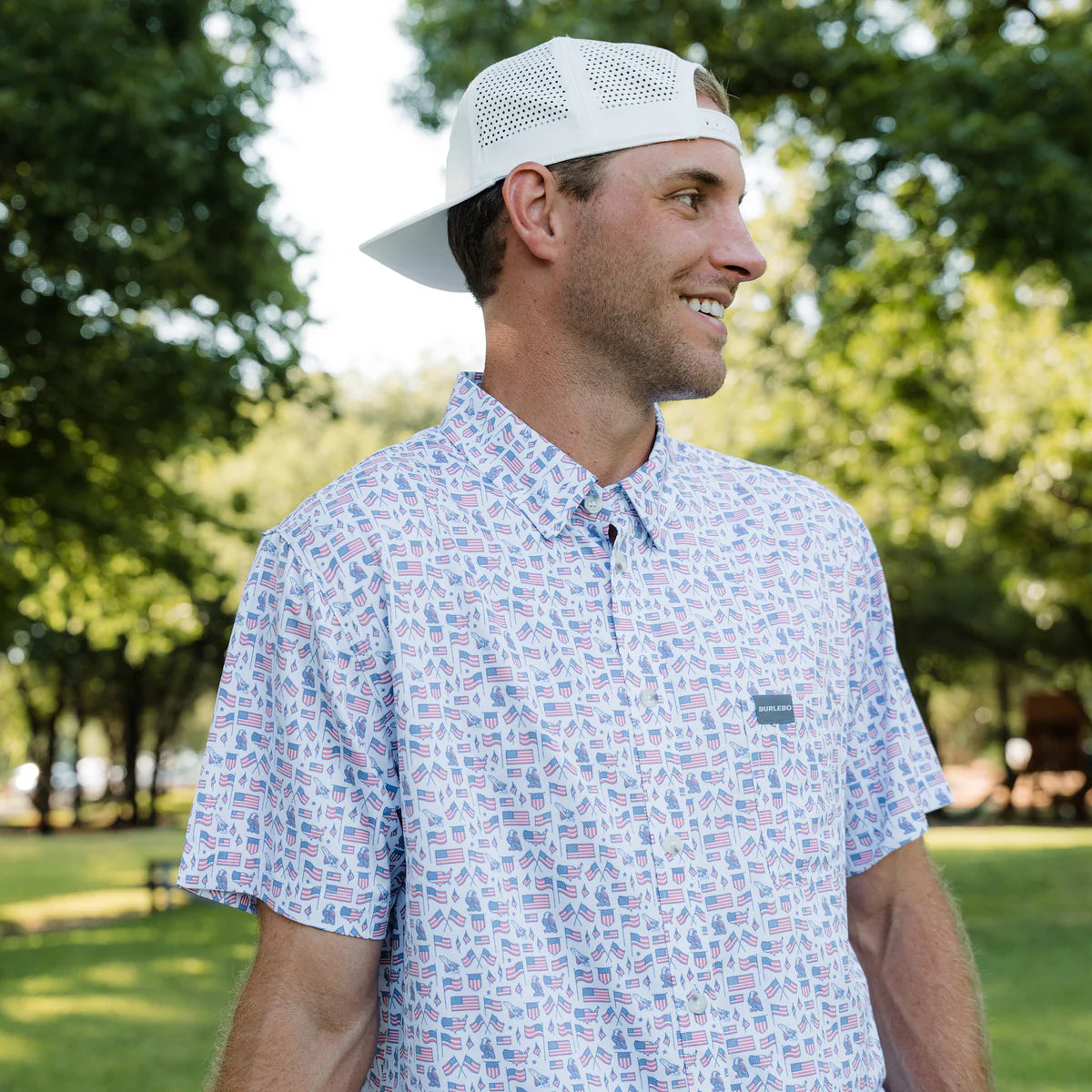 Burlebo Performance Button Up - pick color