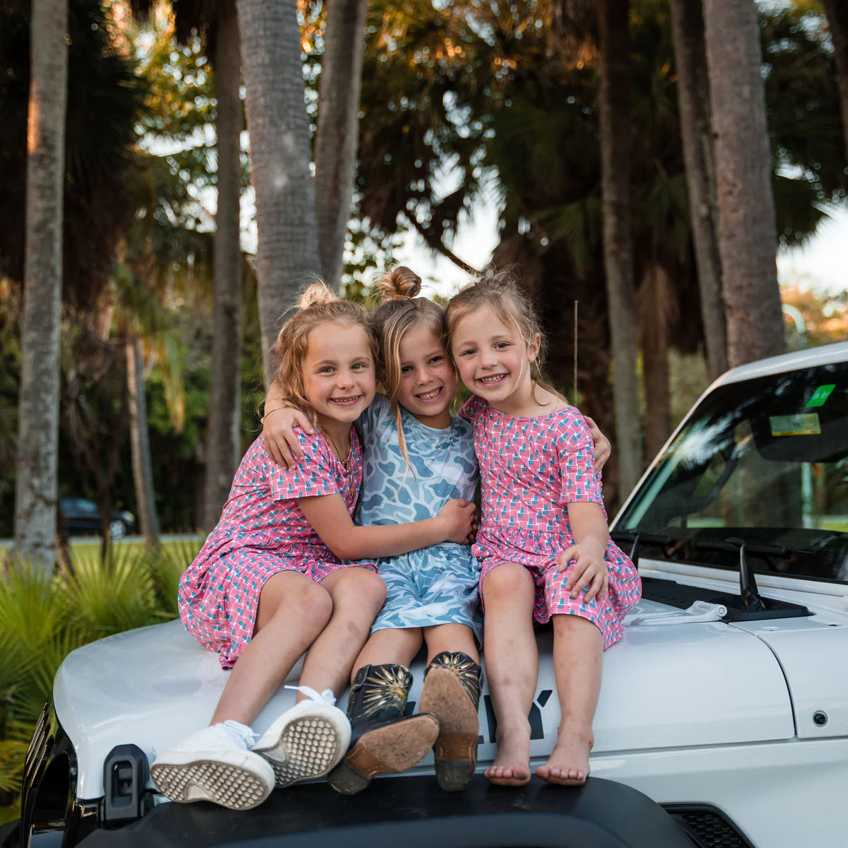 Burlebo Youth Girls - Moxie Dress - American Flags
