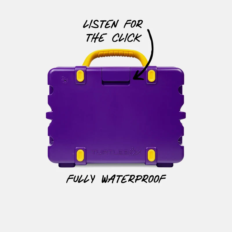 Turtlebox Original: GEN 3 - Game Day Color - Purple & Gold