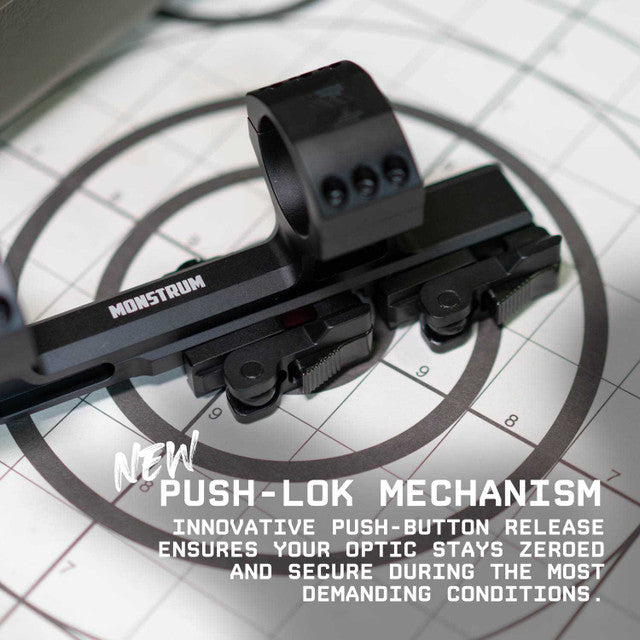 Monstrum Hypergrip 30mm Quick Release Cantilever Scope Mount