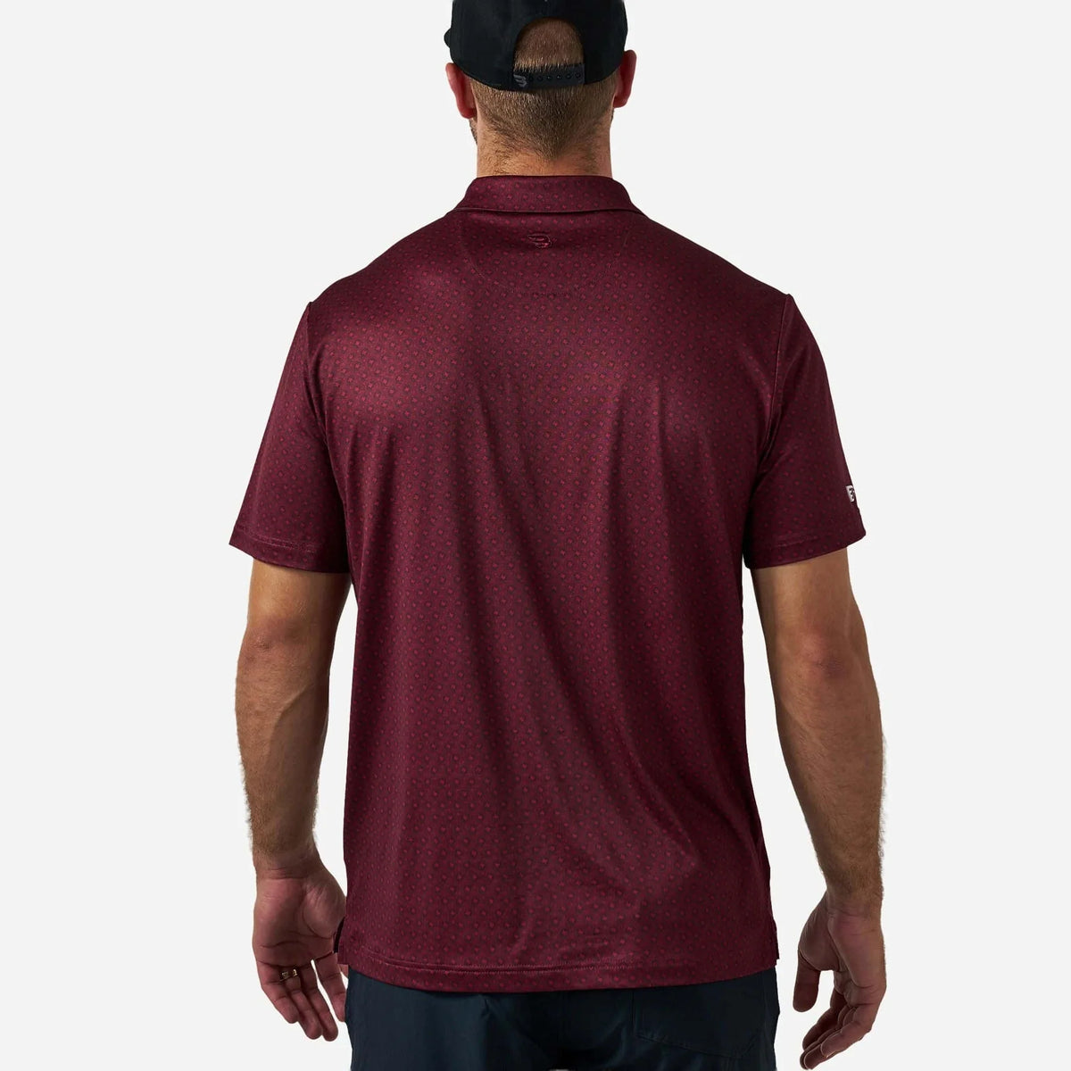 Burlebo Performance Polo - Vintage Helmets - Maroon- 2xL