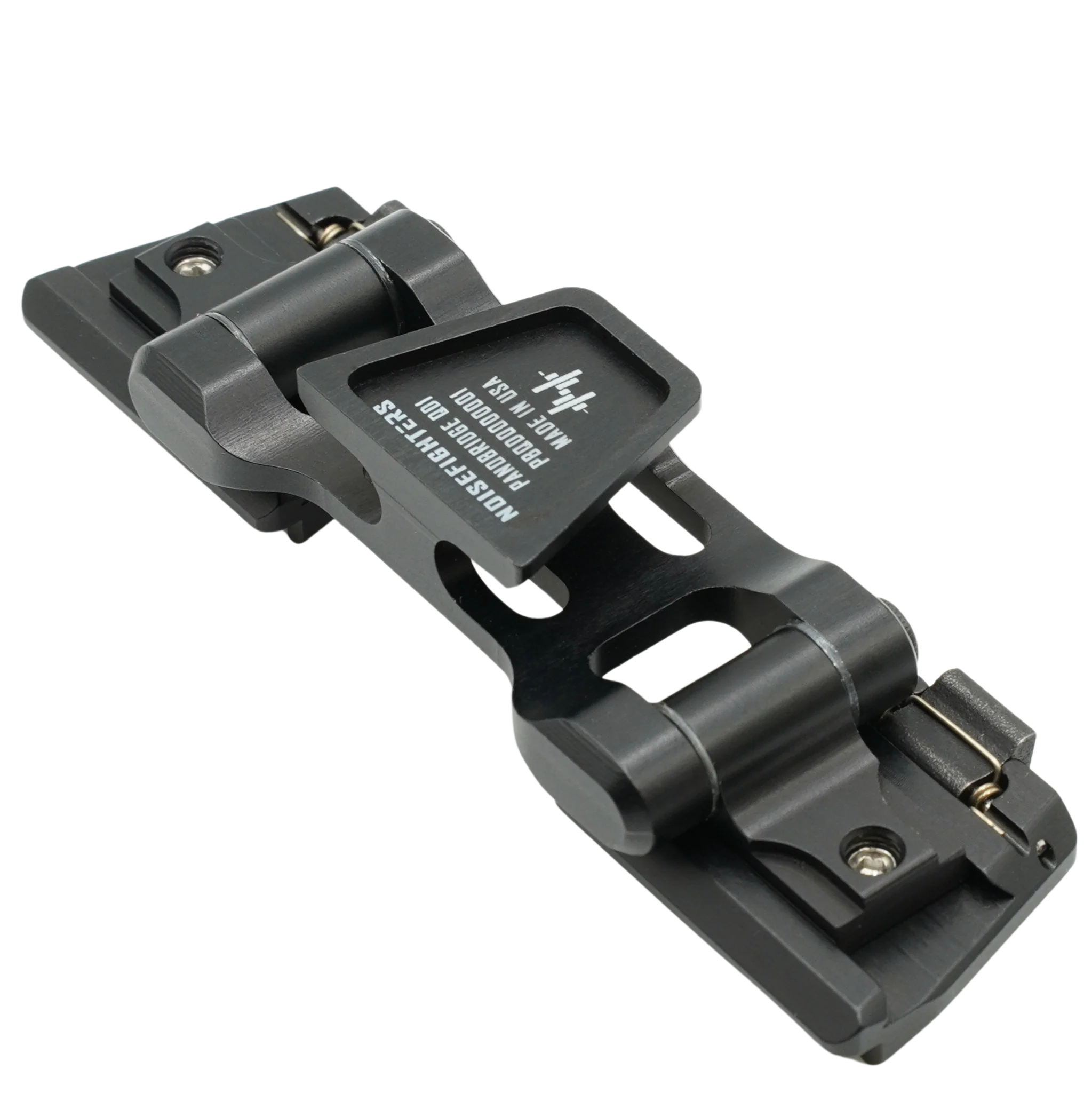 Noisefighters Panobridge QD1: Thermal / Night Vision Bridge with Dual QD Dovetail Arms