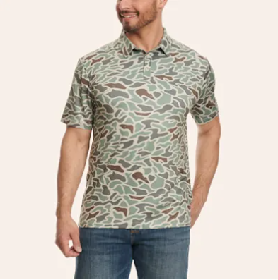 Burlebo performance Polo - Retro Duck Camo