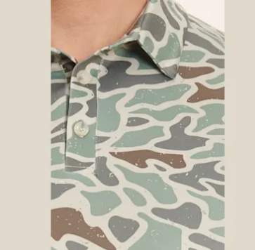 Burlebo performance Polo - Retro Duck Camo