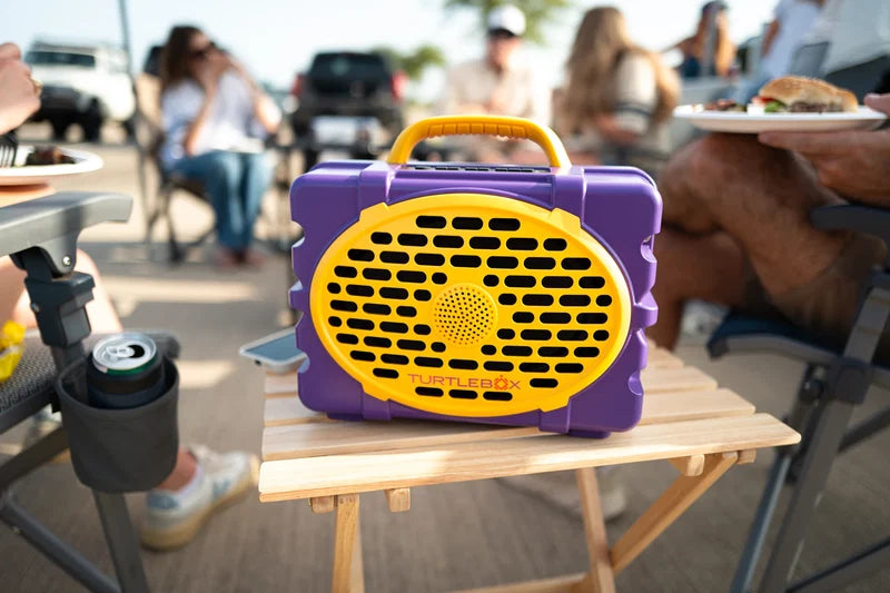 Turtlebox Original: GEN 3 - Game Day Color - Purple & Gold
