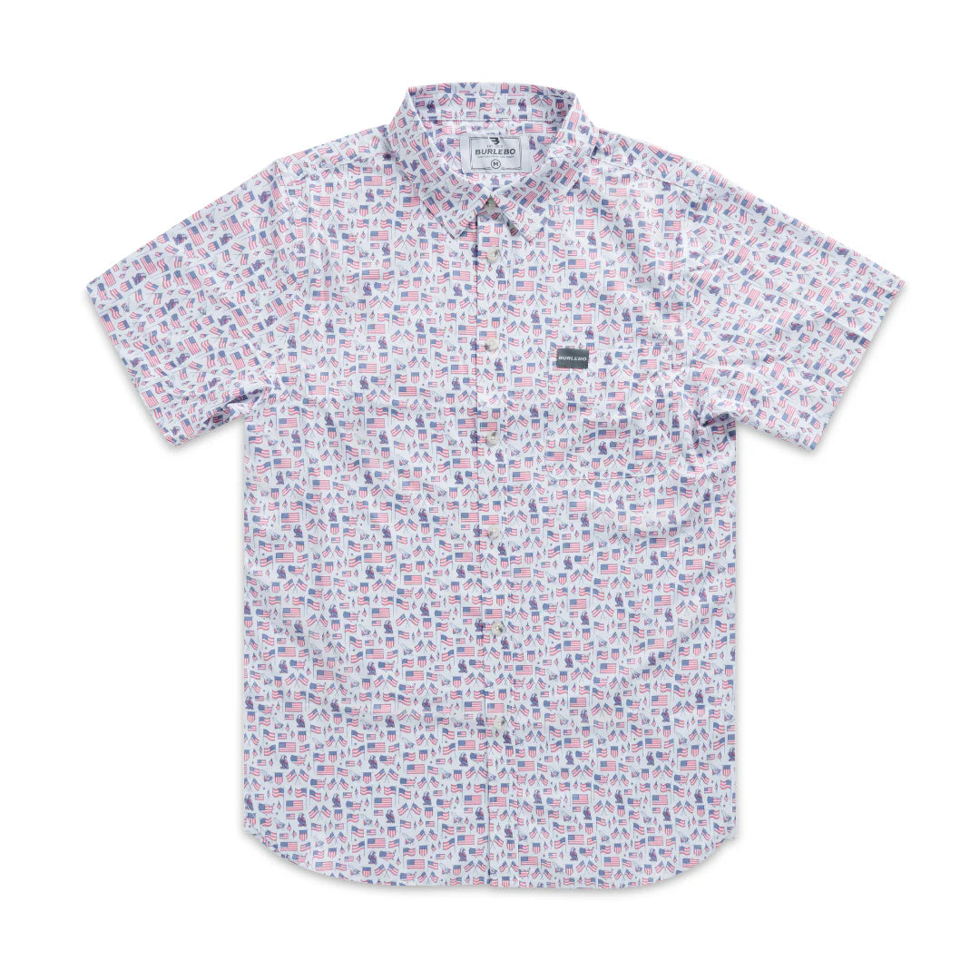 Burlebo Performance Button Up - pick color