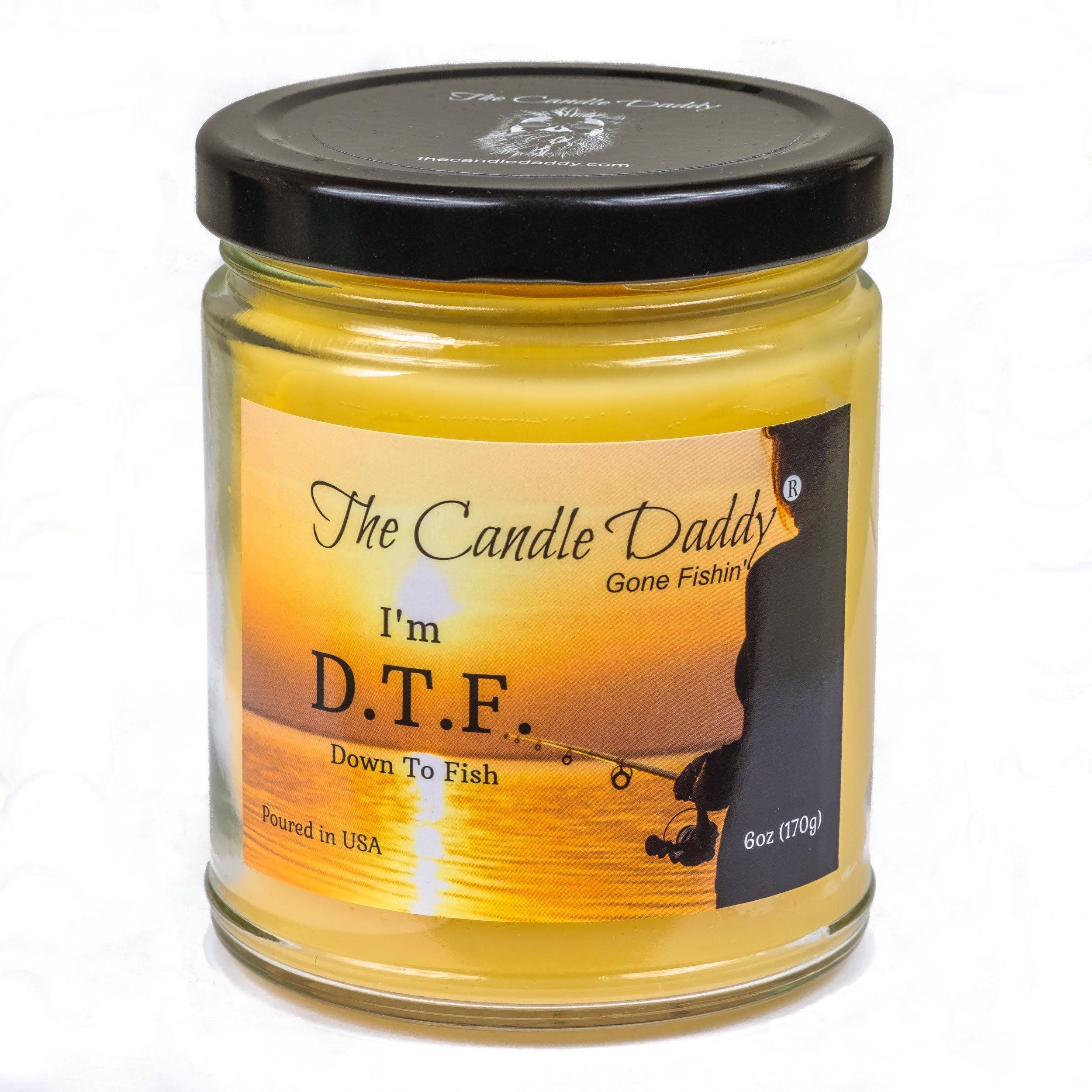 The Candle Daddy - Gone Fishing - D.T.F. "Down To Fish" - Ocean Breeze Scented