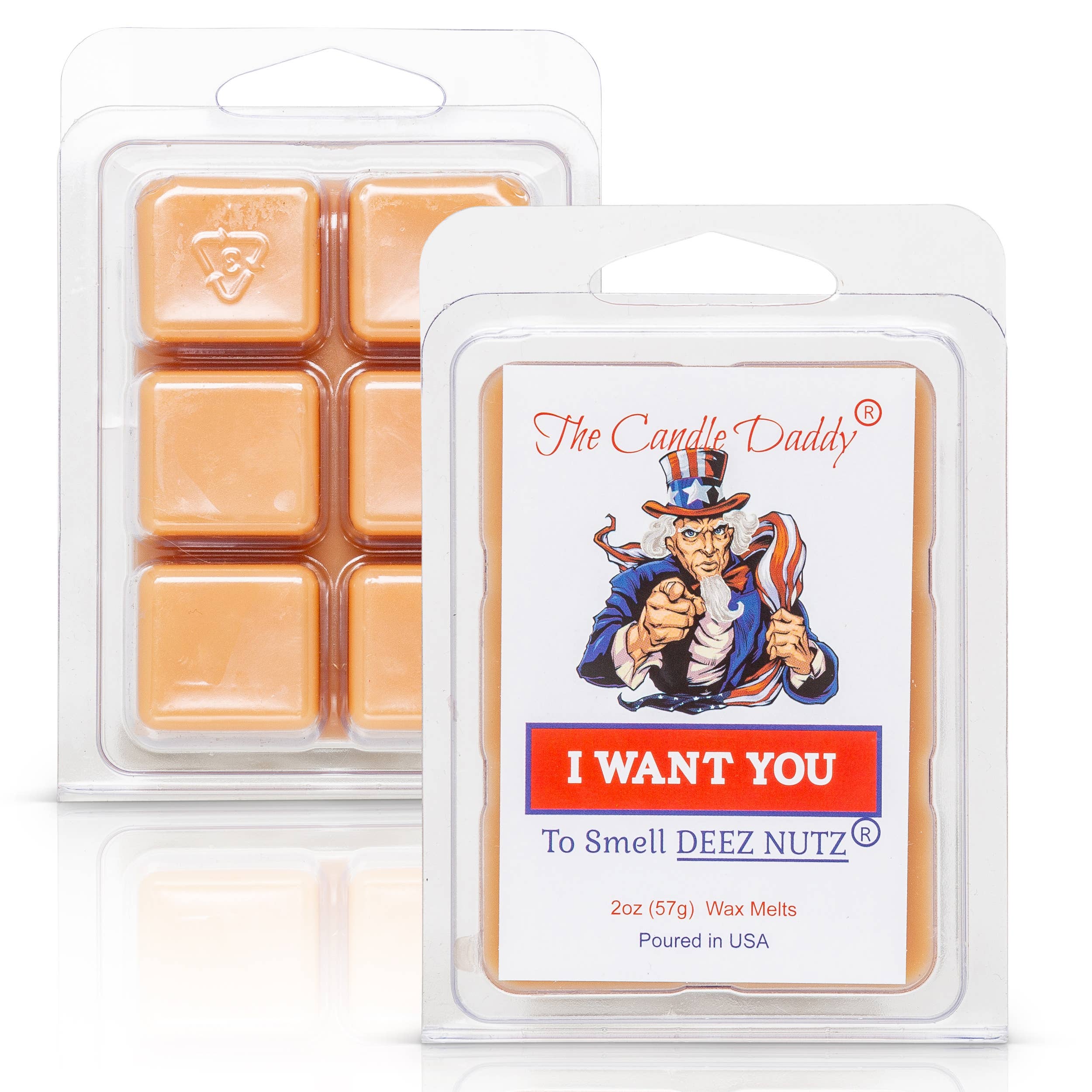 The Candle Daddy - I WANT YOU....TO SMELL DEEZ NUTZ - BANANA NUT BREAD WAX MELT