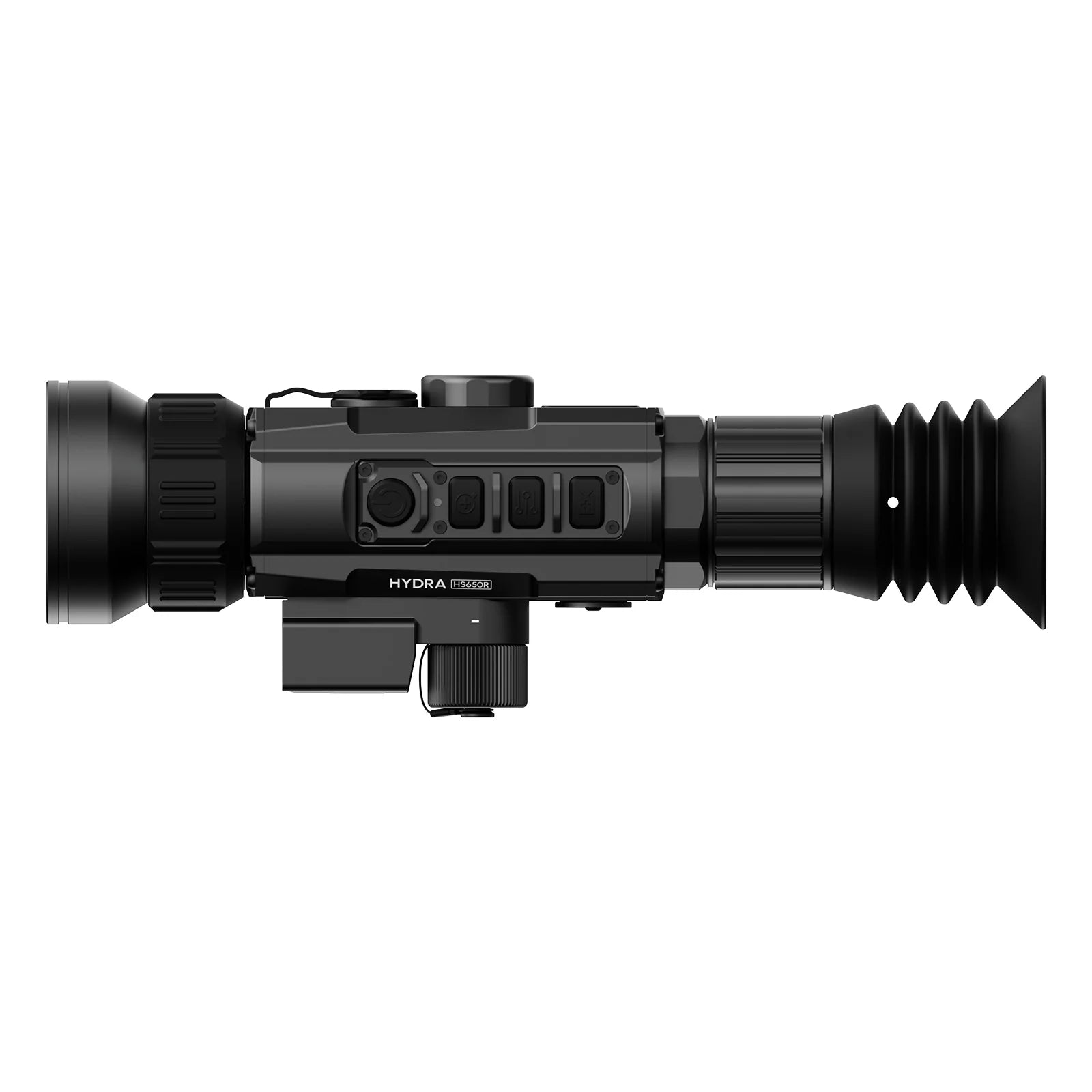 HS650R - HYDRA-LRF Multi-Function Thermal Scope with Laser Rangefinder and Ballistic Calculator - Standalone Scope, Clip-On, Handheld Monocular- WITH FREE QDM 150 MOUNT
