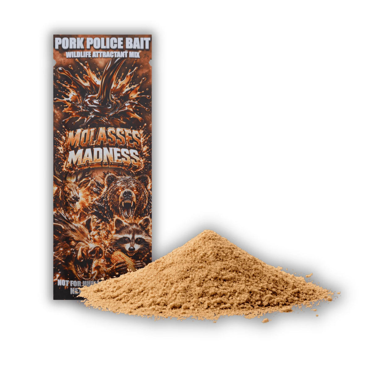Pork Police Bait Molasses Madness Wildlife Attractant Mix - Single Packet