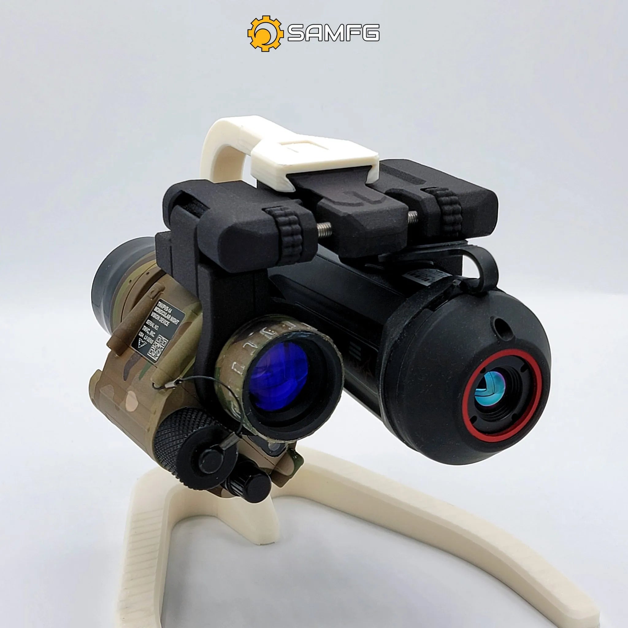 Modular & Adaptable Folding Bridge Helmet Mount System for Night Vision Devices and Thermals