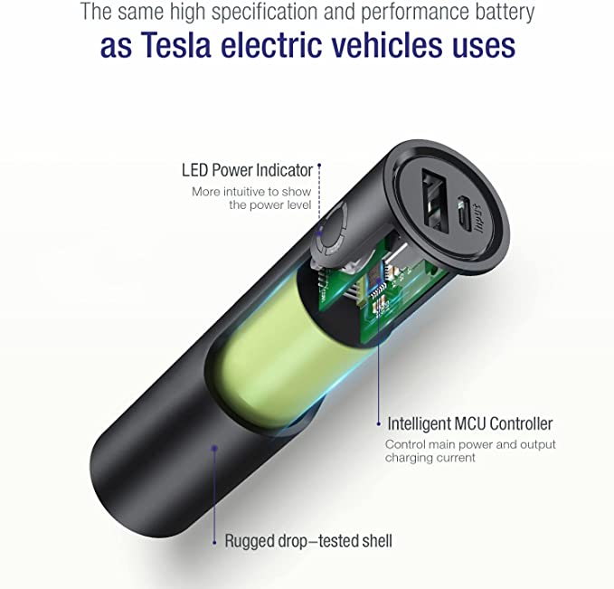 EnergyCell 5000mAh Power Bank Portable Charger