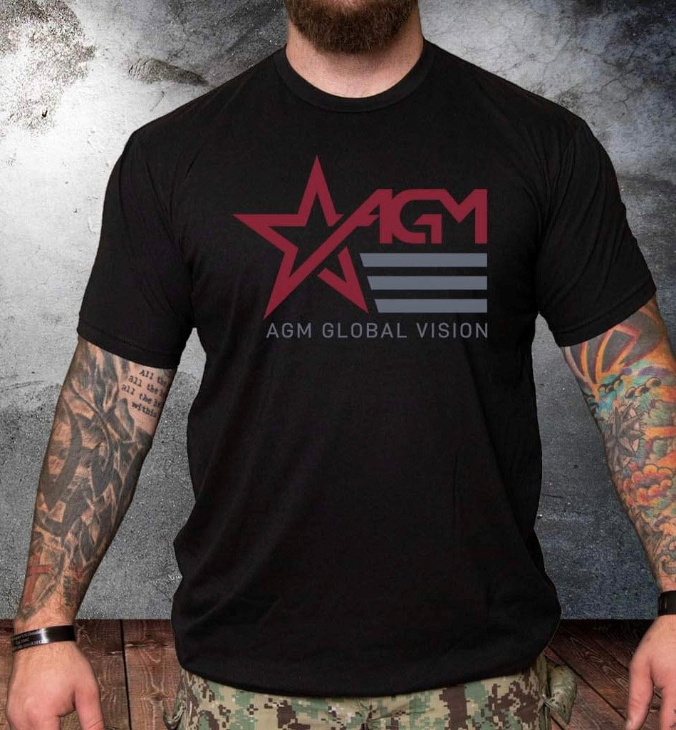 AGM Global Vision Black T-Shirt - CLOSEOUT!