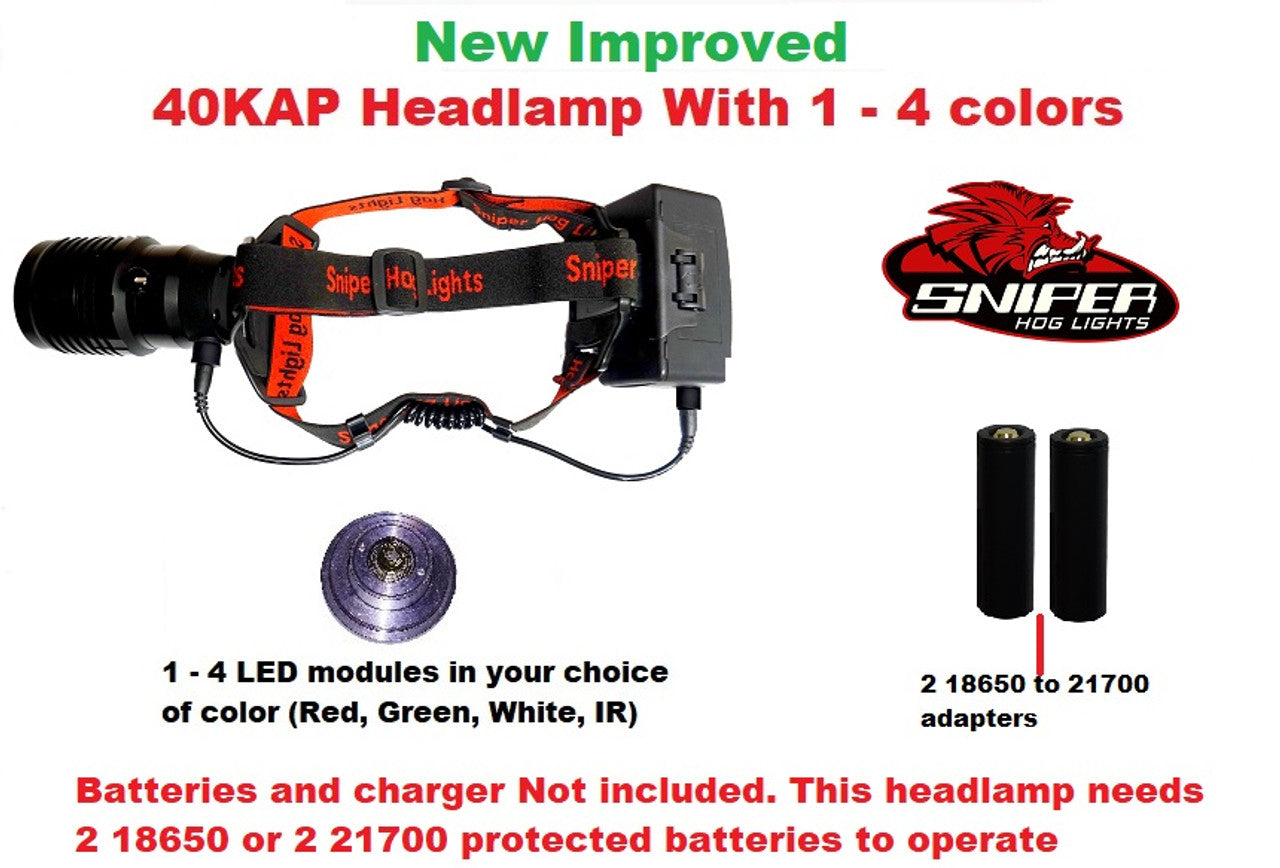 Sniper Hog Lights 40KAP Headlamp