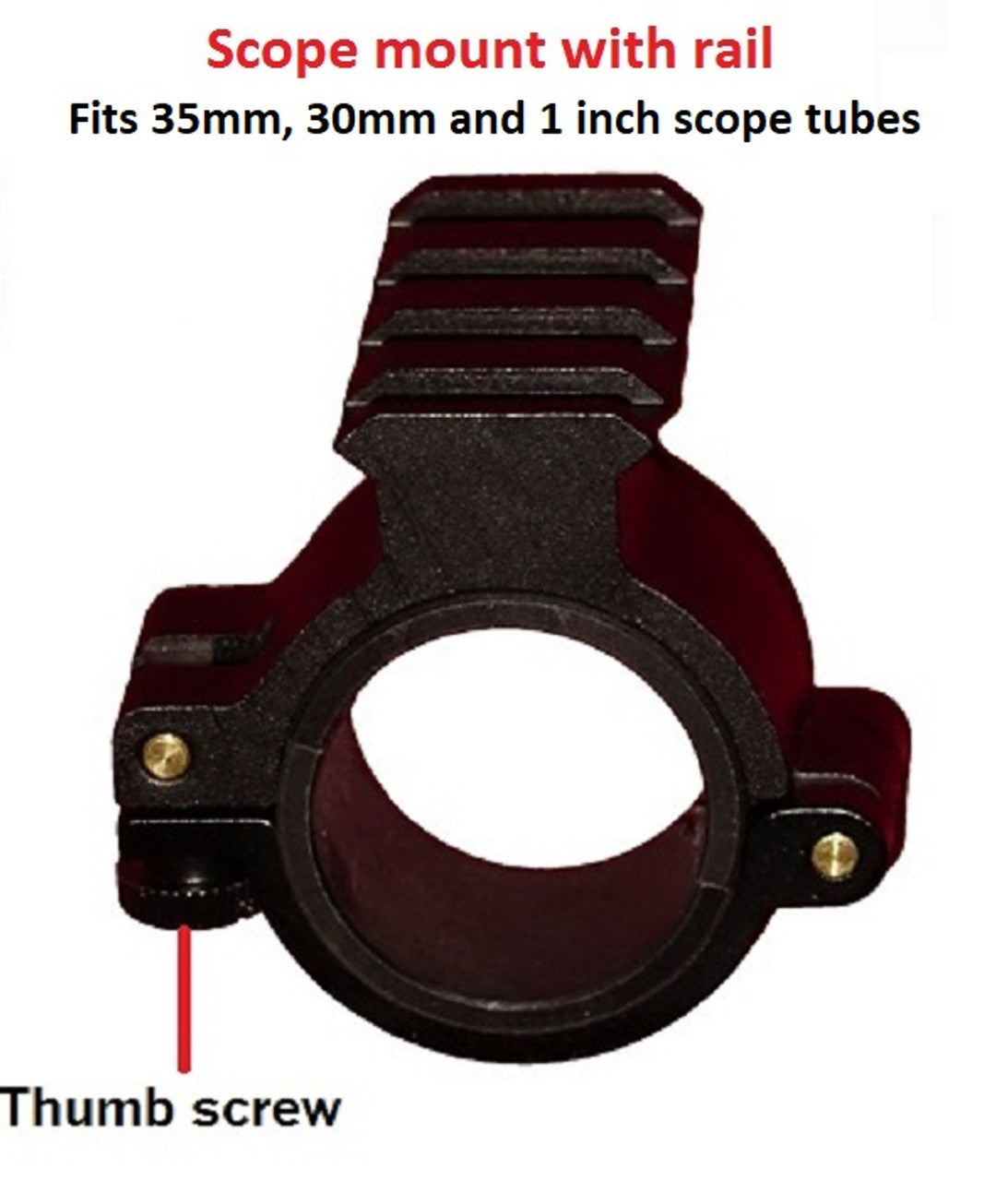 Sniper Hog Lights Scope Mount with rail