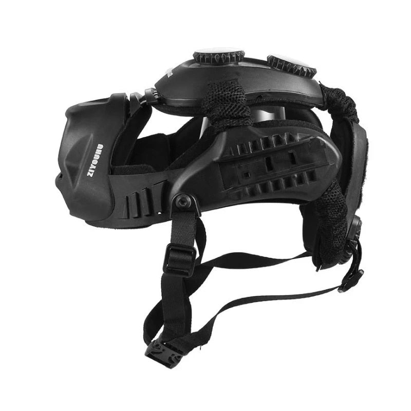 Multi-Functional Tactical Soft Black Helmet