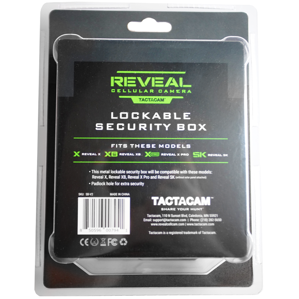 Tactacam Reveal LOCKABLE SECURITY BOX