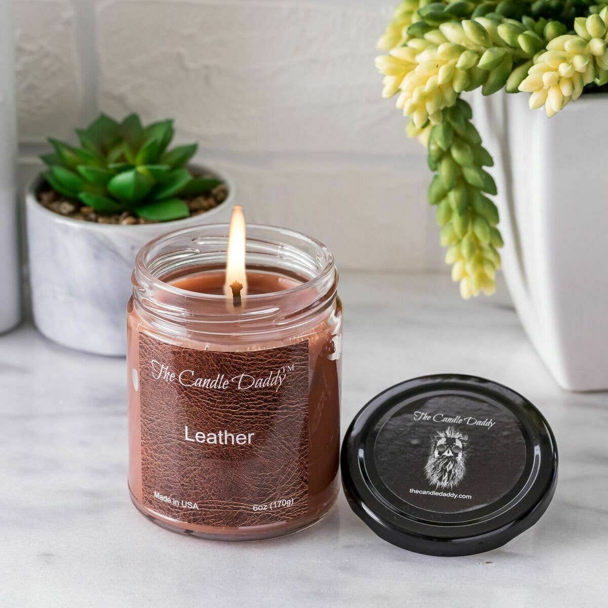 The Candle Daddy - Leather Scented Candle