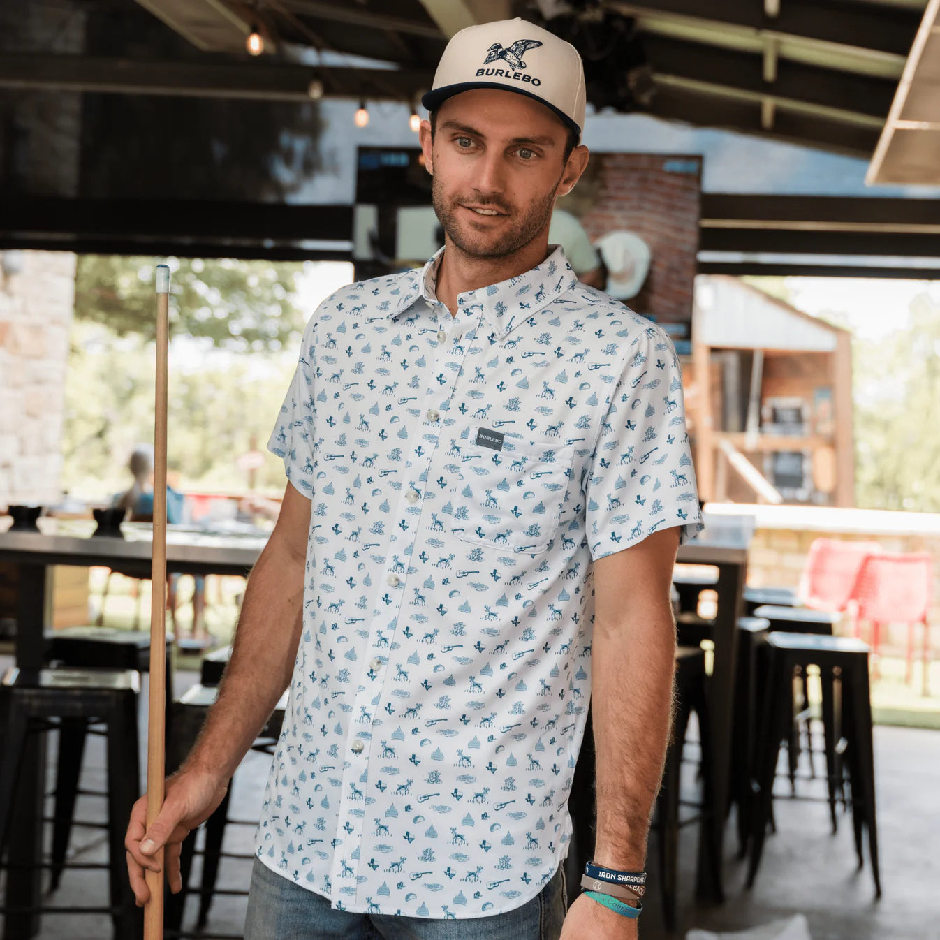 Burlebo Performance Button Up - pick color