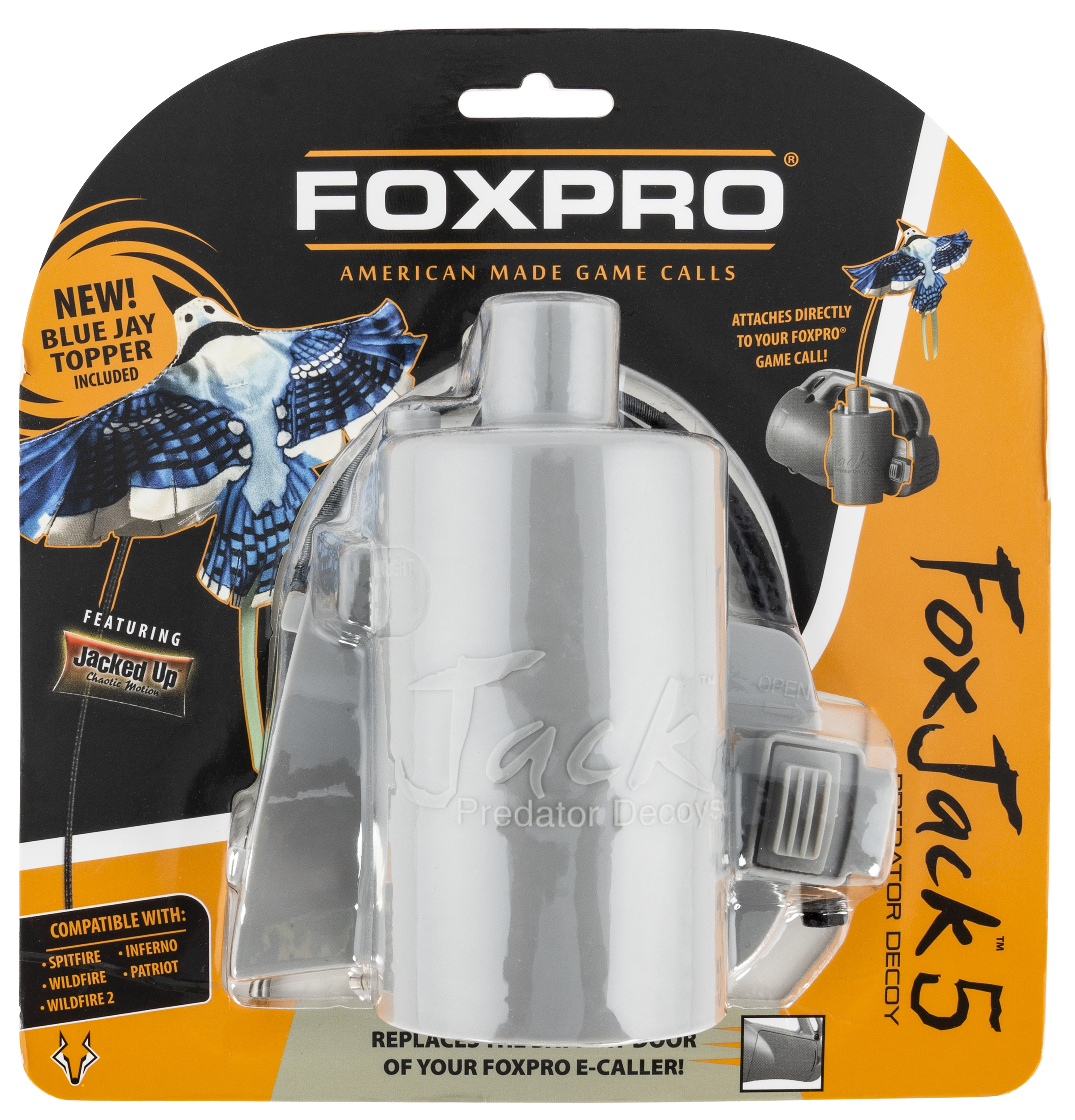 FOXPRO FoxJack 5 Blue Jay Species Gray Compatible With FoxPro Inferno/Patriot/Spitfire/Wildfire 1 & 2