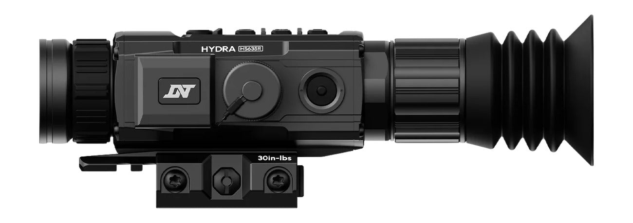 HS635R – HYDRA-LRF 640×512 35mm Multi-Function Thermal Scope with Laser Rangefinder and Ballistic Calculator – Standalone Scope, Clip-On, Handheld Monocular