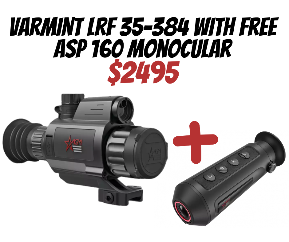 AGM Varmint LRF TS35-384 with FREE Monocular