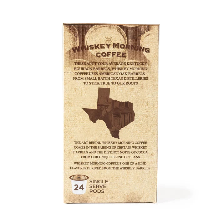 Whiskey Morning Coffee – Barrel Aged Coffee - Pods