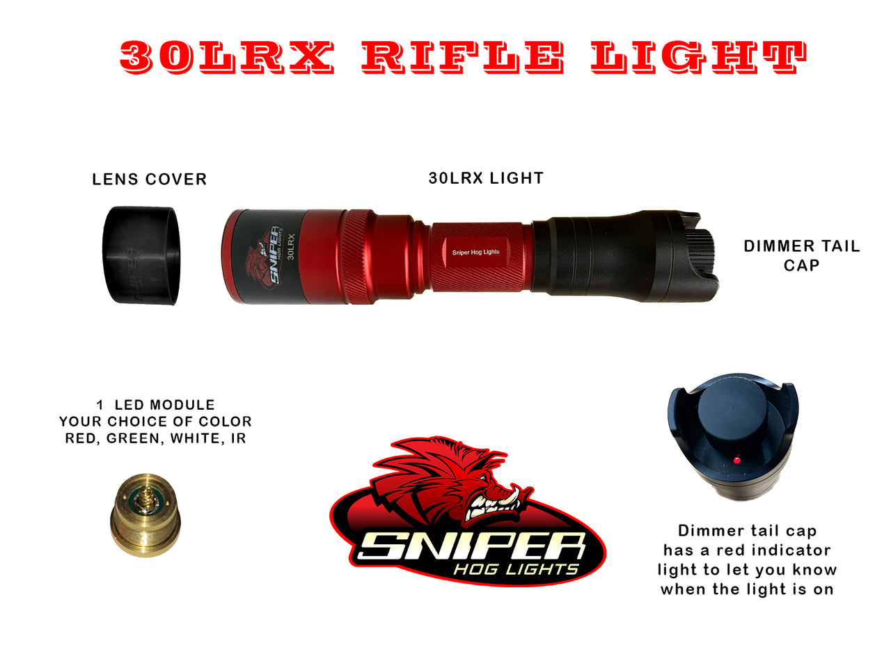 Sniper Hog Lights Hyperion 30 Rifle Light