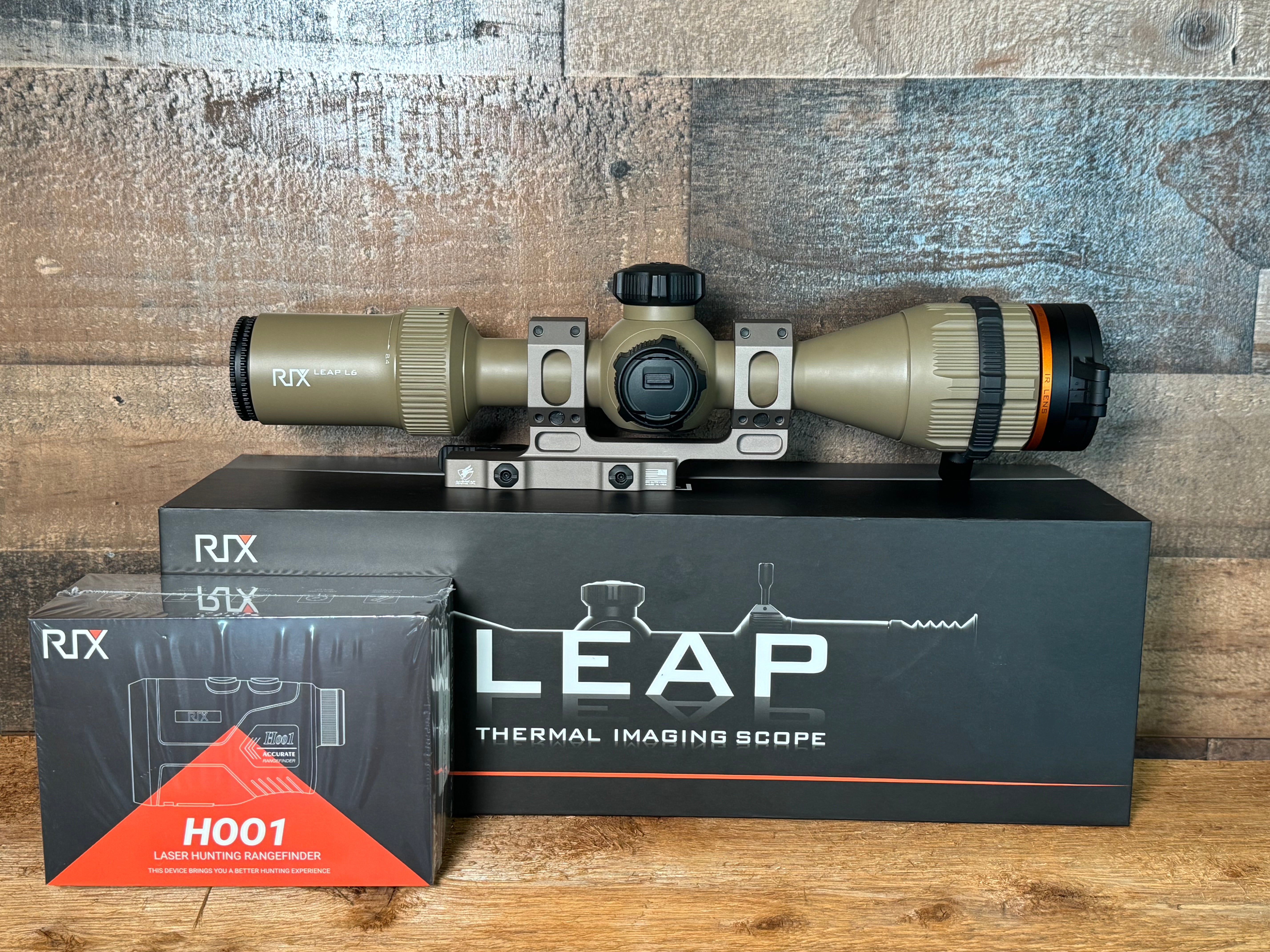 RIX Optics LIMITED EDITION Leap L6C Coyote 50-640 w/ Free FDE ADM QD mount