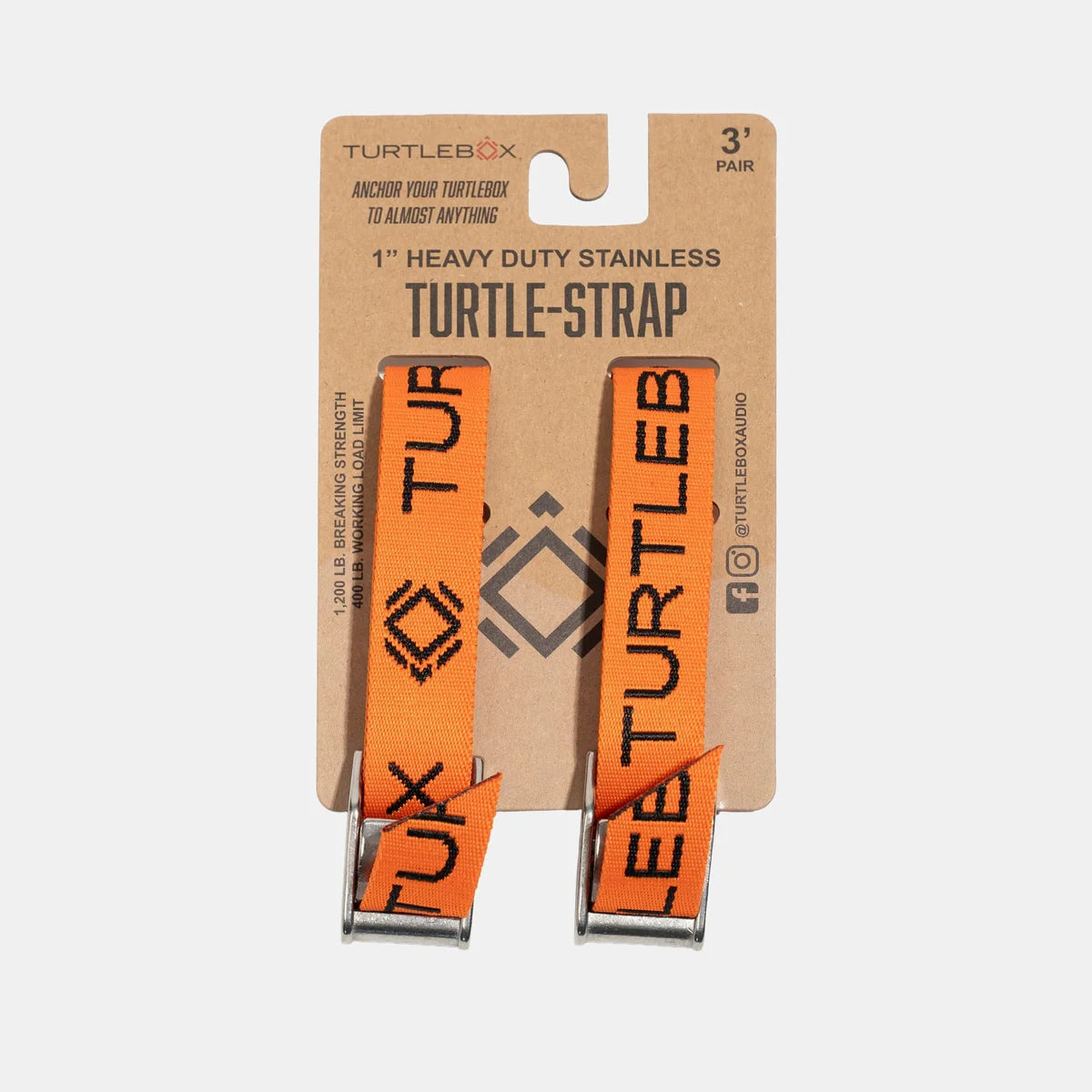 Turtlebox Tue-Down Straps