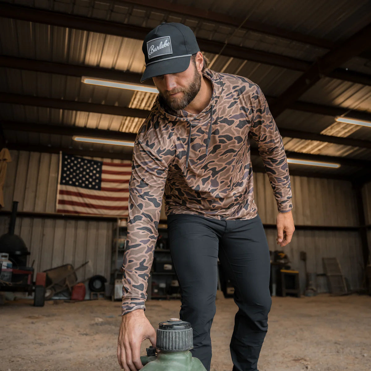 Burlebo Performance Hoodies - Gauge Camo